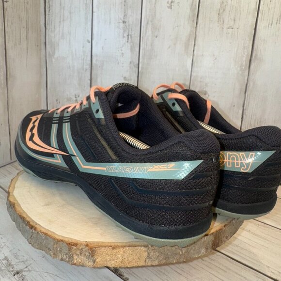 Saucony Womens Sz 10 Kilkenny XC7 Spiked Cross Country Running Shoes Black/Pink - Picture 6 of 8